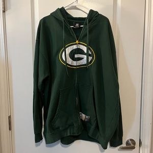 Official NFL Greenbay zip hoodie